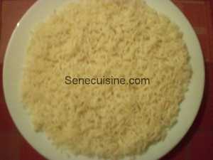 Assiette de riz