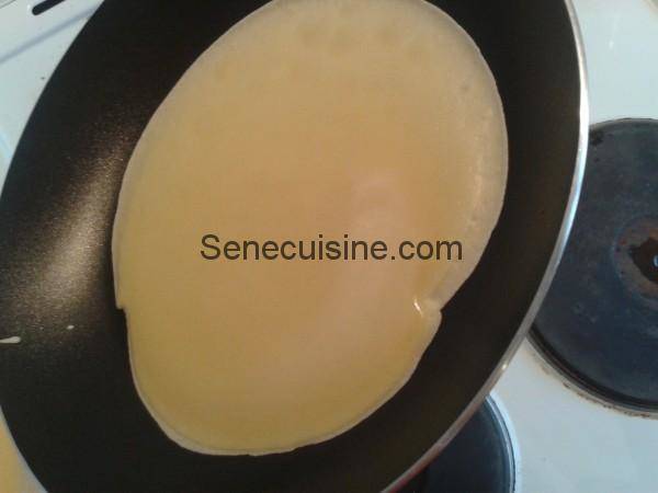 Rotation casserole pour préparation crêpes 3