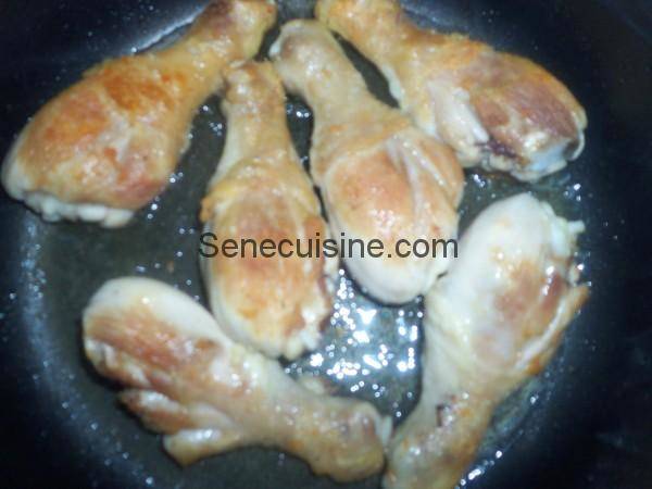 Cuisson poulet pour paella