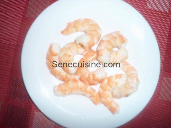 crevettes decortiquees pour paella