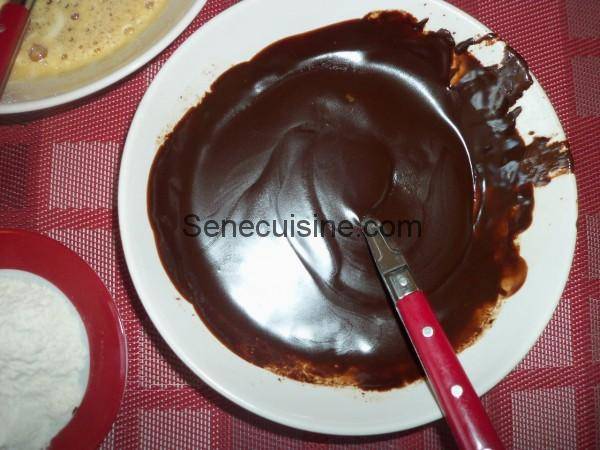 Mélange chocolat beurre pour moelleux au chocolat