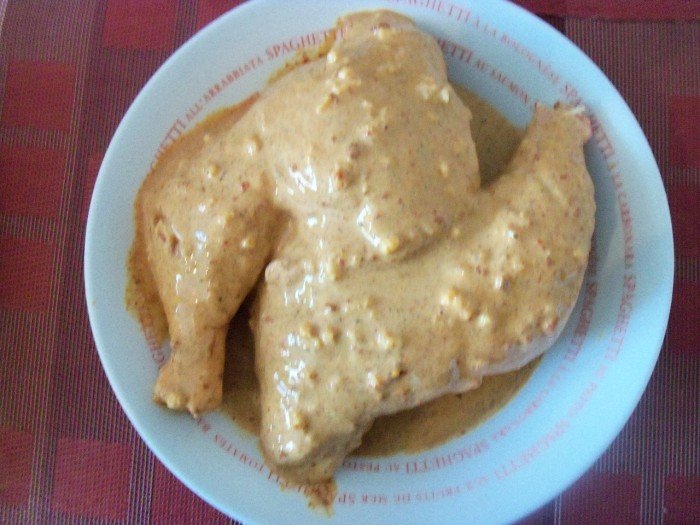 Préparation poulet tandoori 4